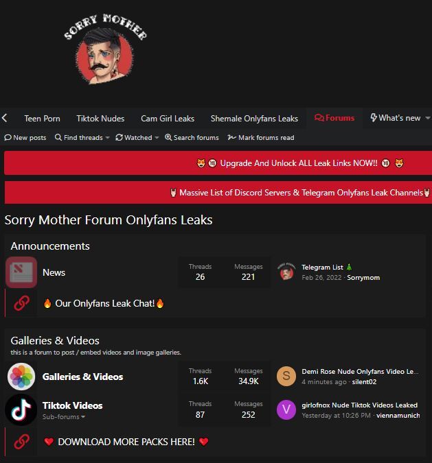 SorryMother Forum