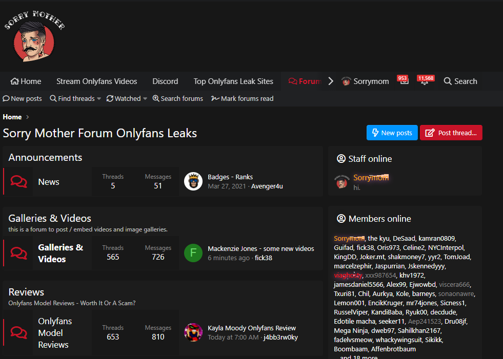 Only fans leaks forum