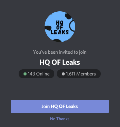 HQ OF Leaks