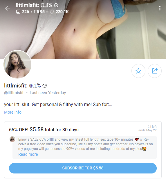 Onlyfans leaked littlmisfit ▷Littlmisfit 𝟘.𝟙%